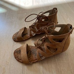 SAM EDELMAN Gladiator Strappy Boho Sandals - US Size 6